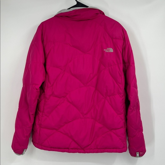 The North Face Women's Fuchsia 550 Down Quilted Puffer Jacket XL - Picture 8 of 13